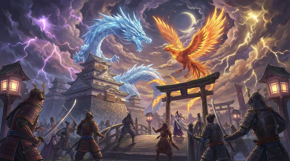 小马拉大车动漫-冰龙与火凤
